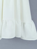 Sweet Tight White A Line Sexy Short Graduation Party Dress
