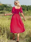 Light Green A Line V Neck Long Dress