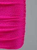 Sleeveless Pink Bodycon Homecoming Party Dress