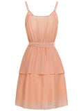 V Neck Sky Blue A Line Short Graduation Party Dress