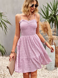 Pink Sweet A Line Midi Sundress