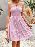 Pink Sweet A Line Midi Sundress