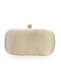 Pearl Rhinestone Beaded Square Handbag