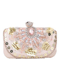 Sequins Rhinestones Square Party Handbag
