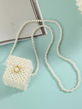 Pearl Square Party Chain Handbag