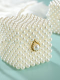 Pearl Square Party Chain Handbag