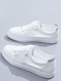 Casual Flat Mesh Breathable White Shoes