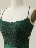 DarkGreen Glitter Halter Short Homecoming Dress