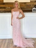 Mermaid Light Blue Prom Dress Long Evening Dress