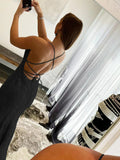 Mermaid Light Blue Prom Dress Long Evening Dress