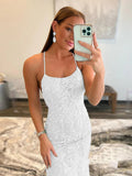 Mermaid Light Blue Prom Dress Long Evening Dress