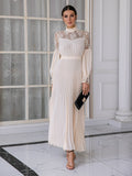 Elegant Evening Dress With Lace