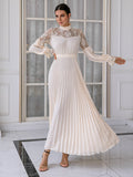 Elegant Evening Dress With Lace