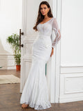 Pink Luxury Evening Dress With Sequins